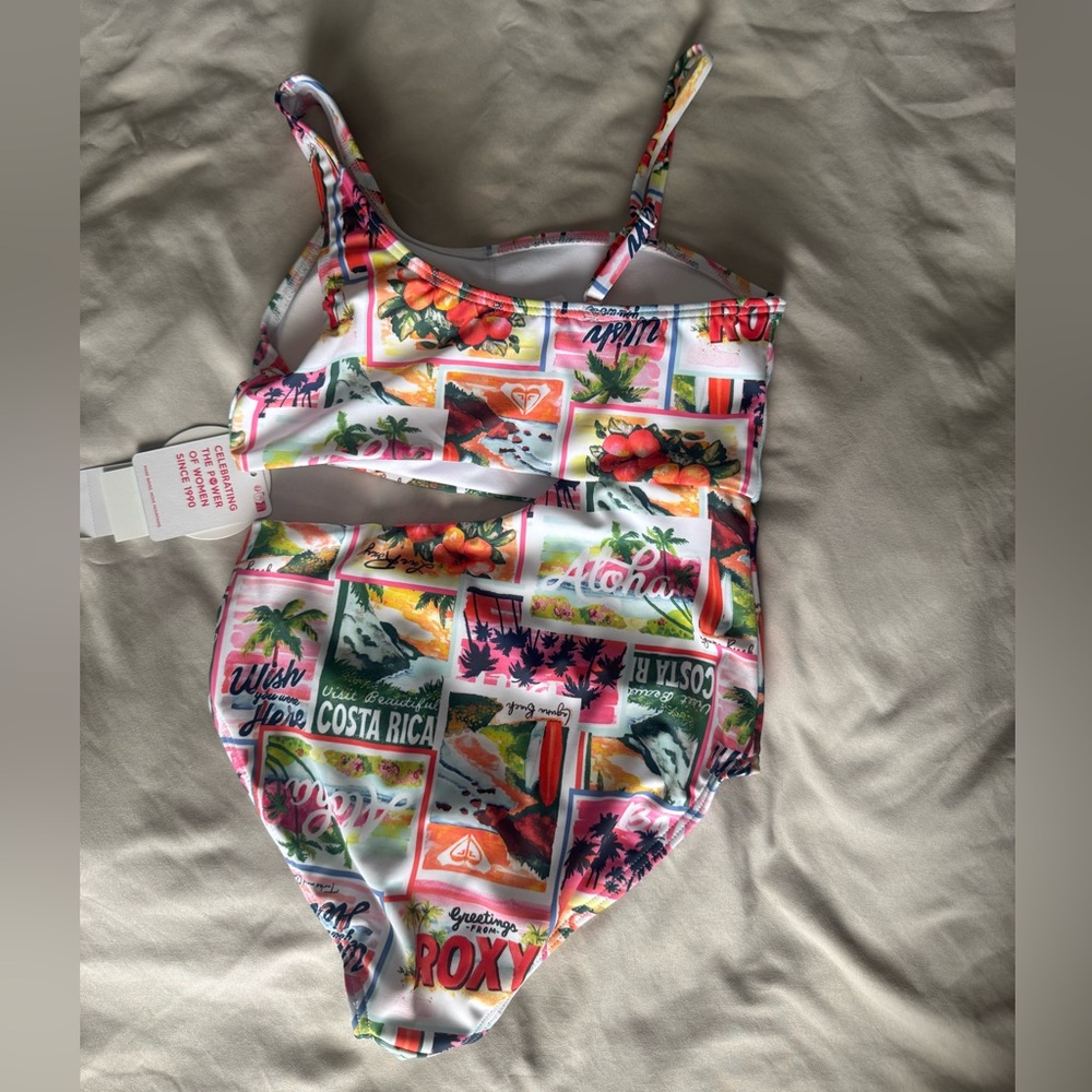 Roxy Love Roxy Sling One-Piece Swimsuit - Picture 7 of 9